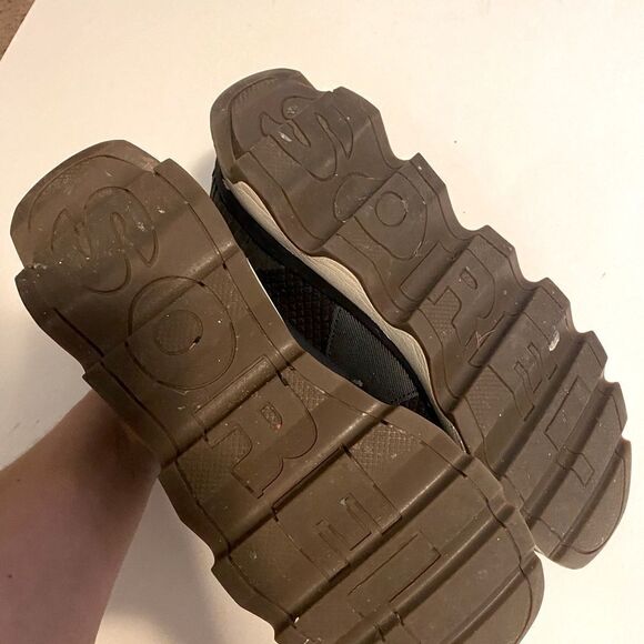 SOREL Kinetic black slip on adjustable hightop sneakers walking shoes black 9.5 - Picture 7 of 8